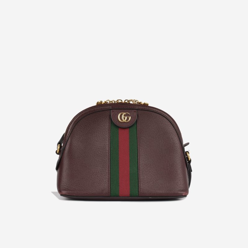 Gucci Ophidia - Burgundy Dome Shoulder Bag - Barde