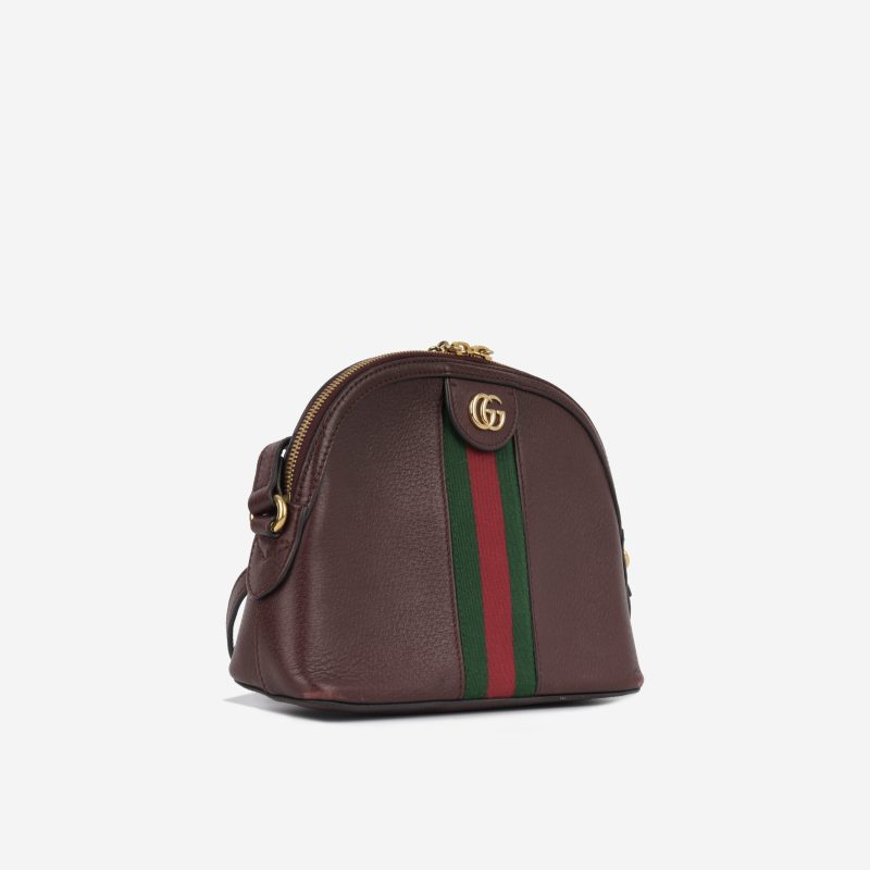 Gucci Ophidia - Burgundy Dome Shoulder Bag - Barde - Image 2