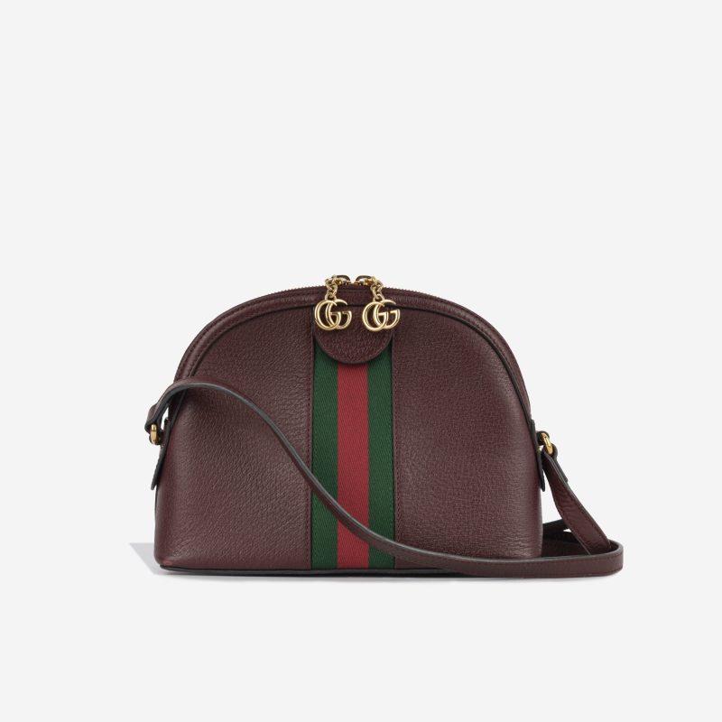 Gucci Ophidia - Burgundy Dome Shoulder Bag - Barde - Image 6