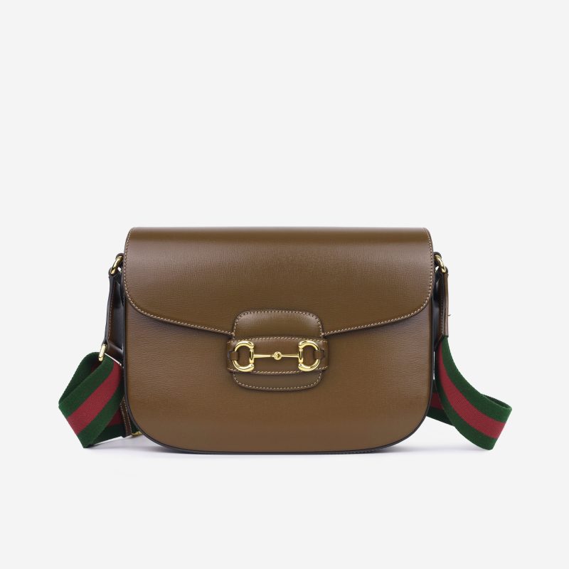 Gucci Large Horsebit Crossbody 1955 - Brown - Barde