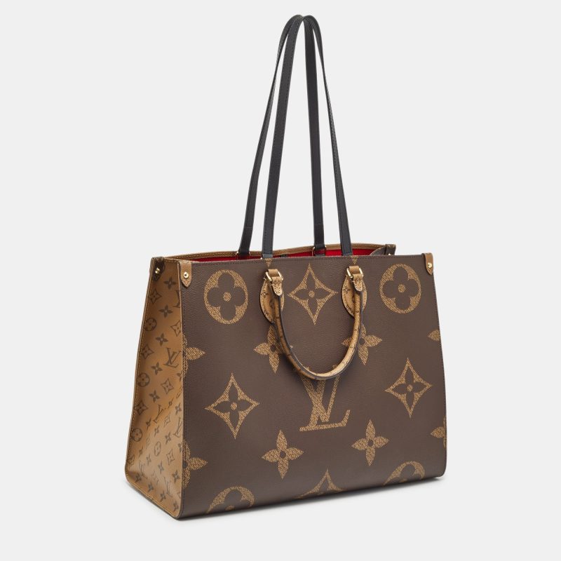 Louis Vuitton Reverse Monogram Giant Canvas Onthego Gm Bag - Barde - Image 2