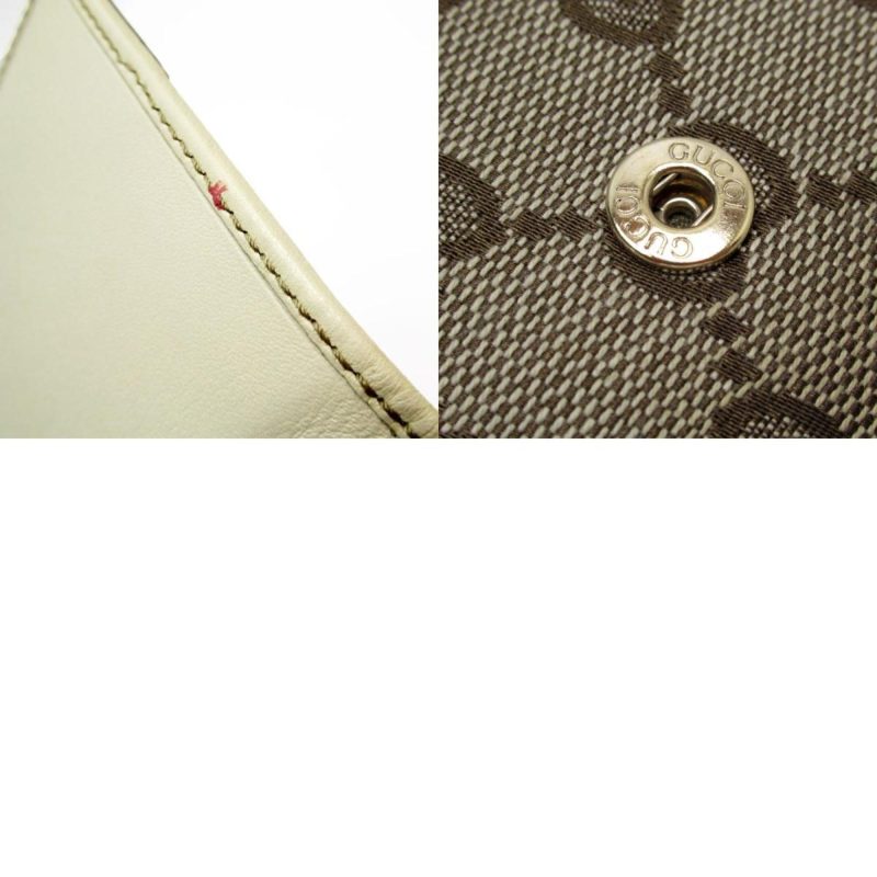 Gucci  ivory Gg Canvas Leather Wallet (Bi-Fold) (Pre-Owned) - Barde - Image 5