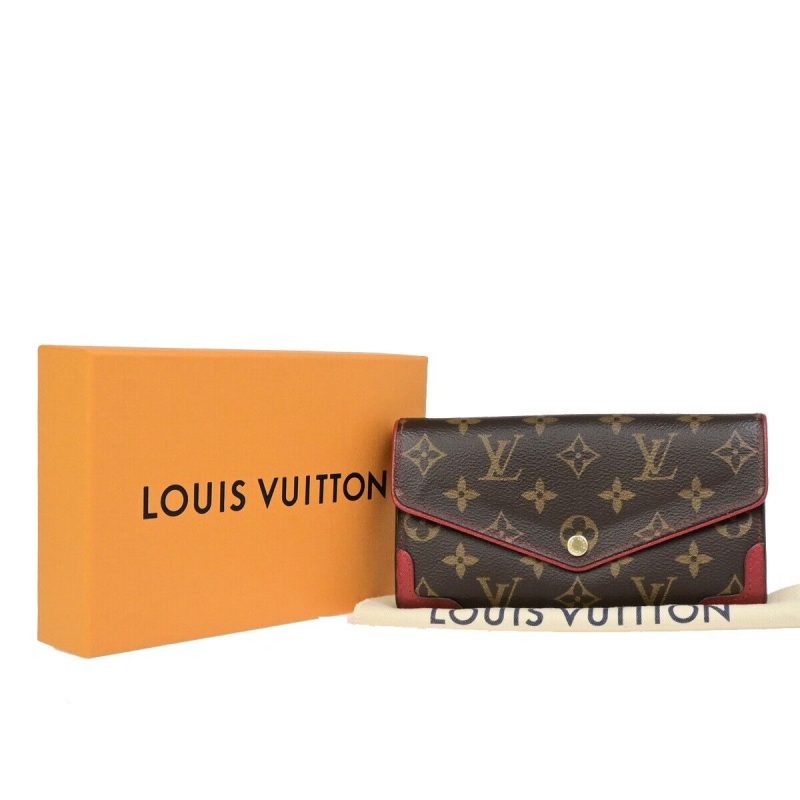 Louis Vuitton Portefeuille Sarah  Canvas Wallet - Barde