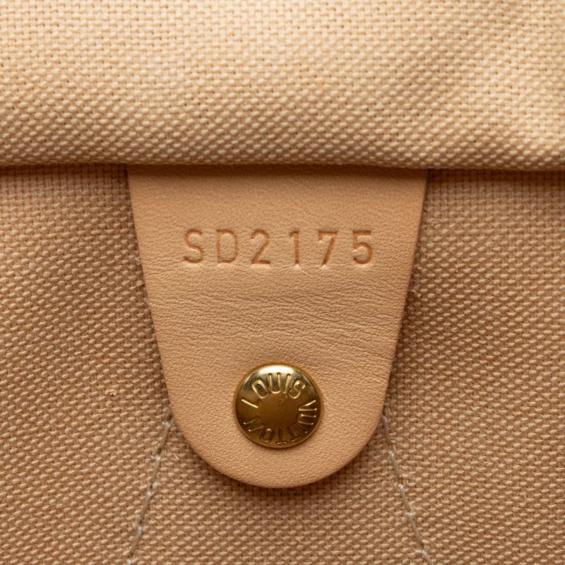Louis Vuitton Damier Azur Speedy 30 Satchel - Barde - Image 6