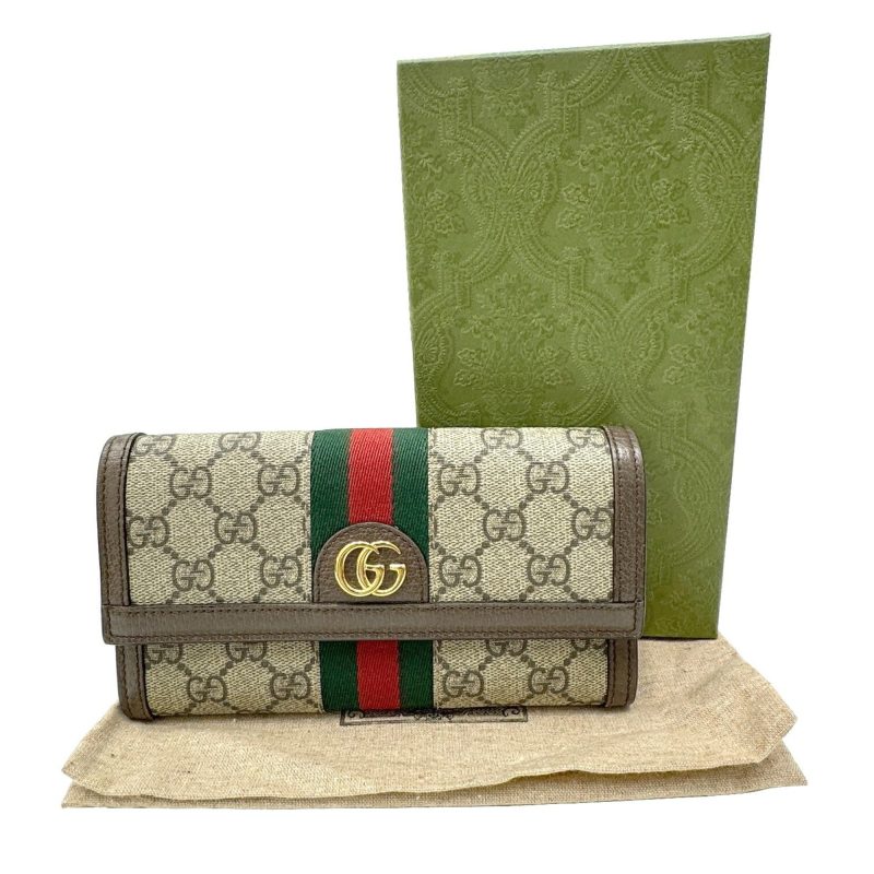 Gucci Continental  Canvas Wallet  () - Barde - Image 6