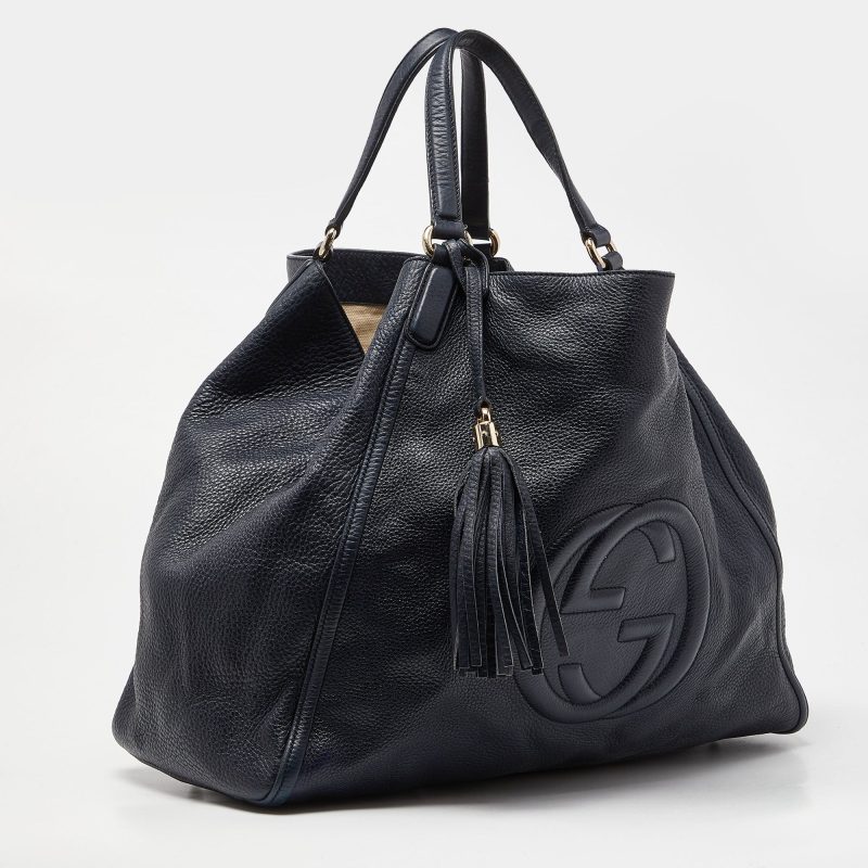 Gucci Leather Large Soho Shopper Tote - Barde - Image 2