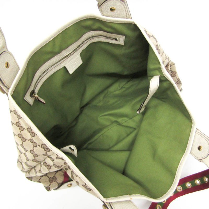 Gucci Gg Canvas    Canvas Leather Tote Bag (Pre-Owned) - Barde - Image 3