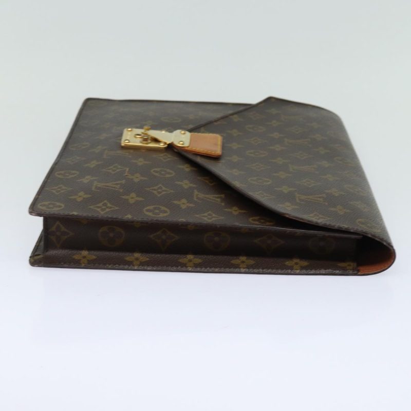Louis Vuitton Porte Document Senateur  Canvas Briefcase Bag - Barde - Image 4