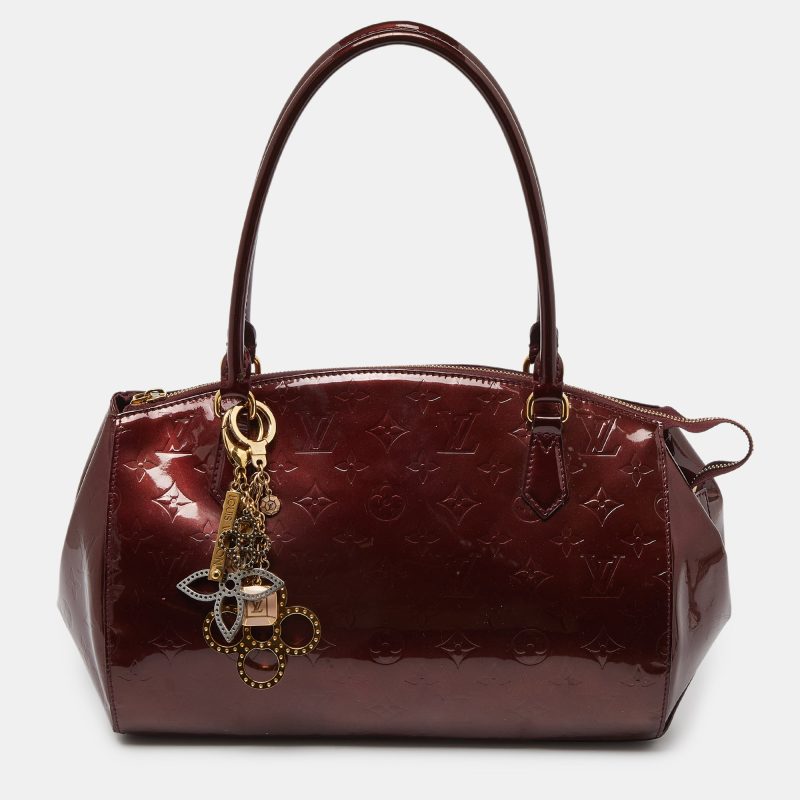 Louis Vuitton Rouge Fauviste Monogram Vernis Sherwood Gm Bag - Barde