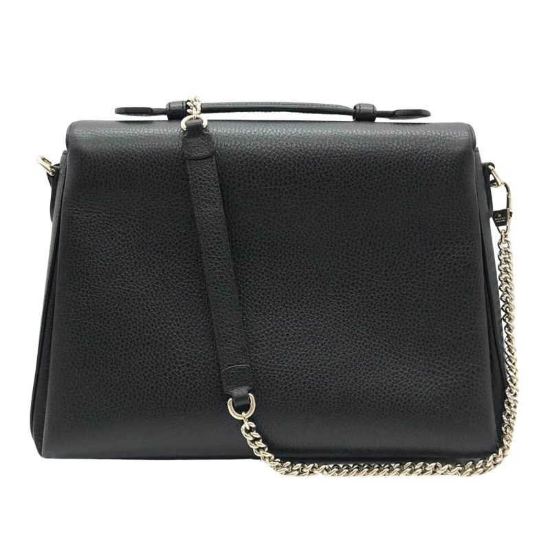 Gucci Interlocking  Leather Shoulder Bag () - Barde - Image 2