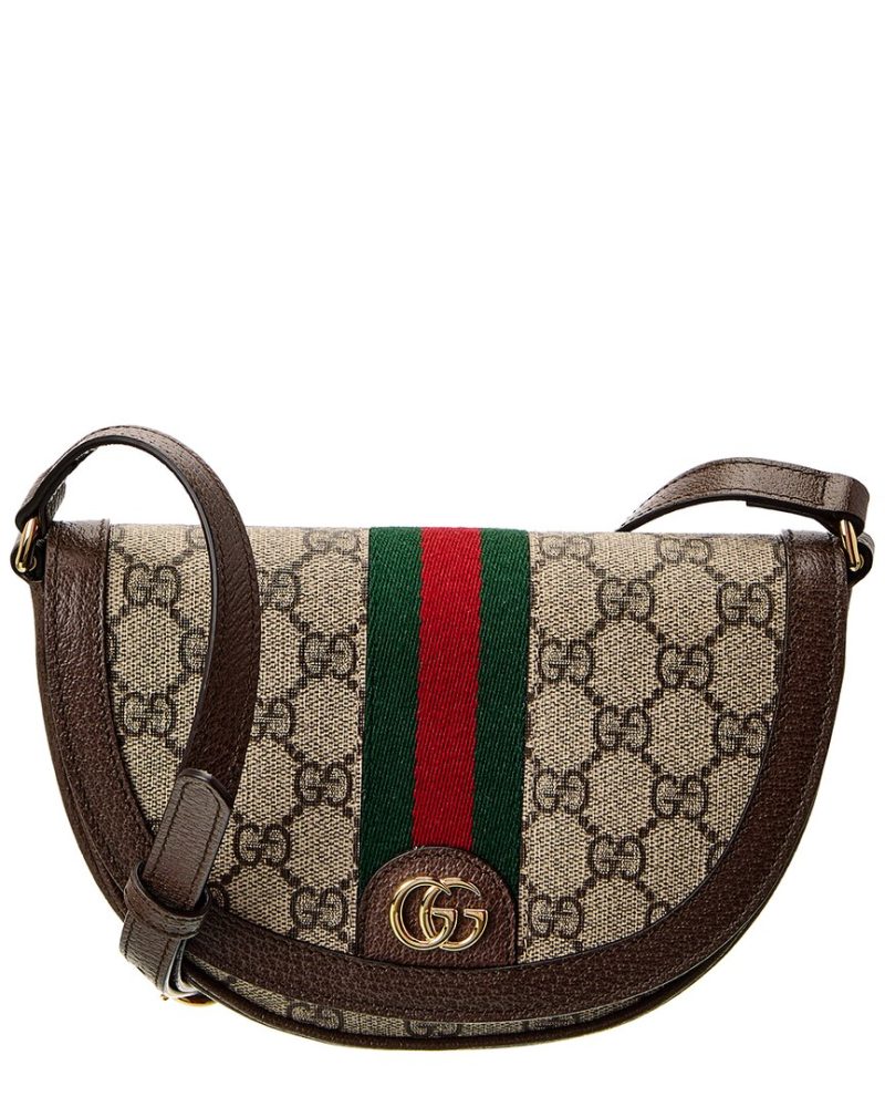 Gucci Ophidia Mini GG Supreme Canvas & Leather Shoulder Bag - Barde