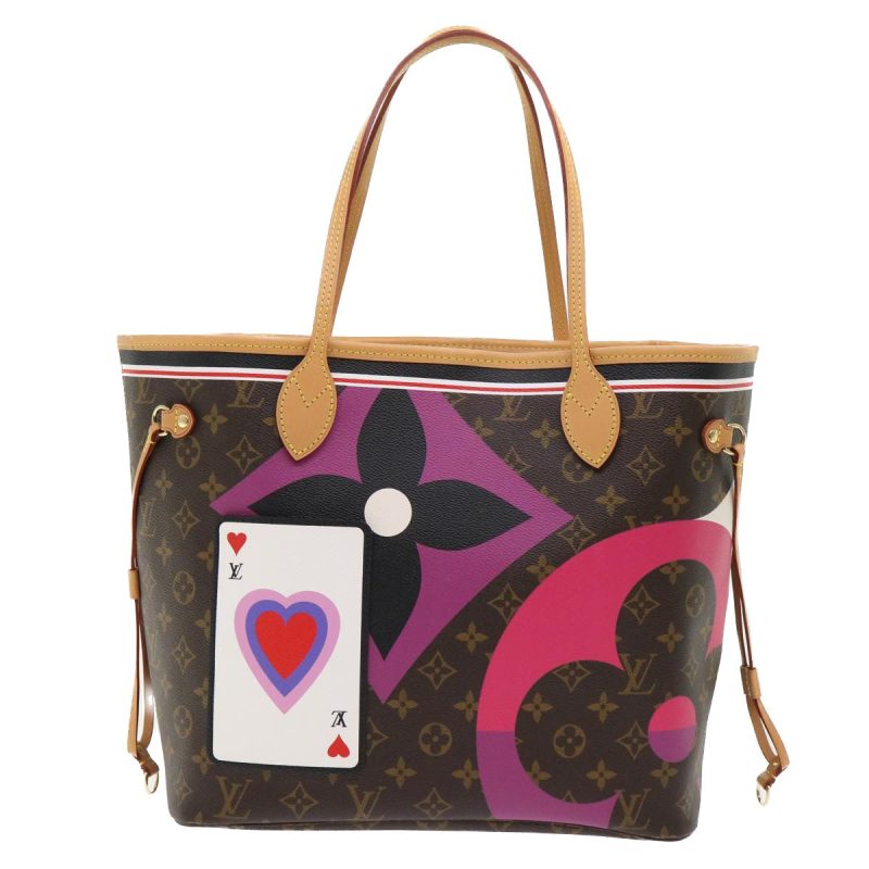 Louis Vuitton Neverfull Mm  Canvas Tote Bag - Barde