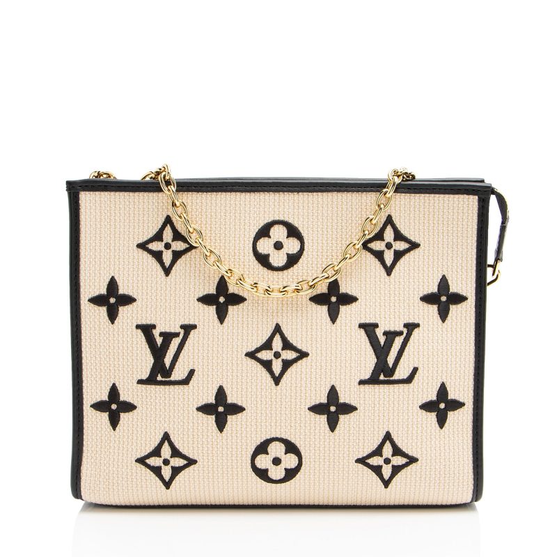 Louis Vuitton Monogram Raffia Toiletry 26 Pouch on Chain - Barde