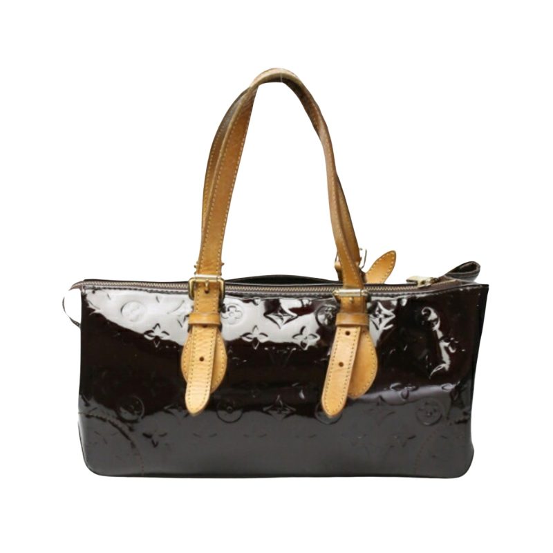 Louis Vuitton Rosewood  Patent Leather Shoulder Bag - Barde