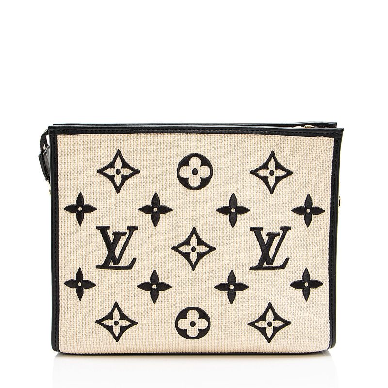 Louis Vuitton Monogram Raffia Toiletry 26 Pouch on Chain - Barde - Image 3