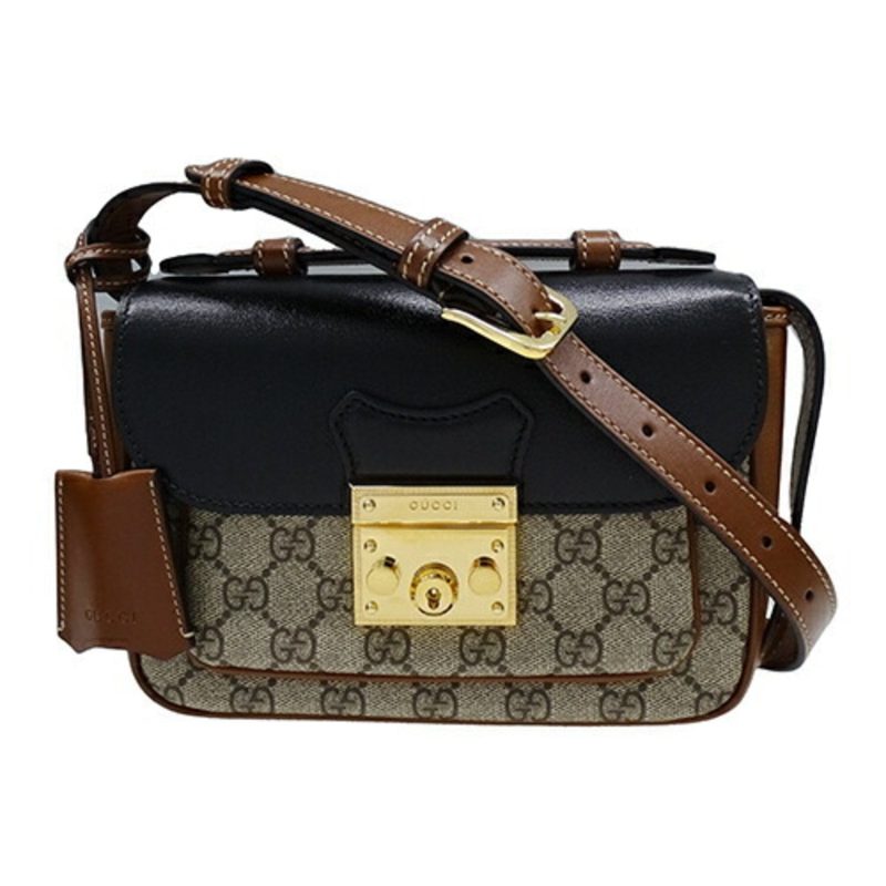 Gucci Padlock   Canvas Gg Supreme Handbag Shoulder Bag (Pre-Owned) - Barde - Image 2