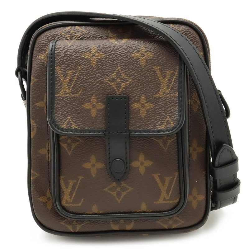 Louis Vuitton Monogram Macassar Christopher Wallet Bag - Barde