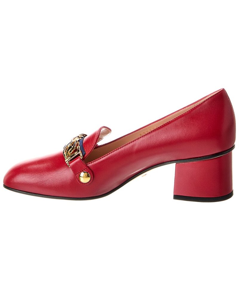 Gucci Sylvie Leather Pump - Barde - Image 2