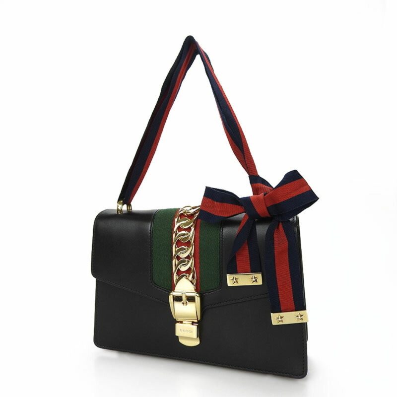 Gucci Sylvie  Leather Shoulder Bag (Pre-Owned) - Barde - Image 3