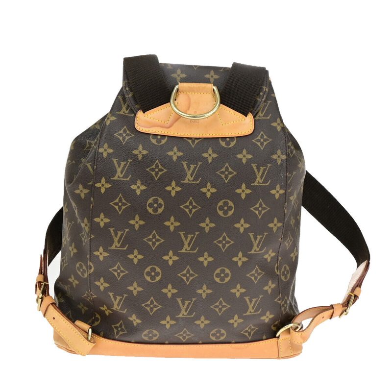 Louis Vuitton Montsouris Gm  Canvas Backpack Bag - Barde - Image 2