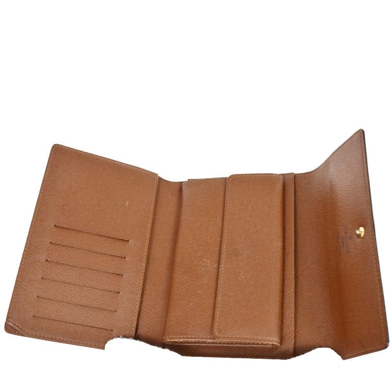 Louis Vuitton Porte Tresor Etui Papier  Canvas Wallet - Barde - Image 5