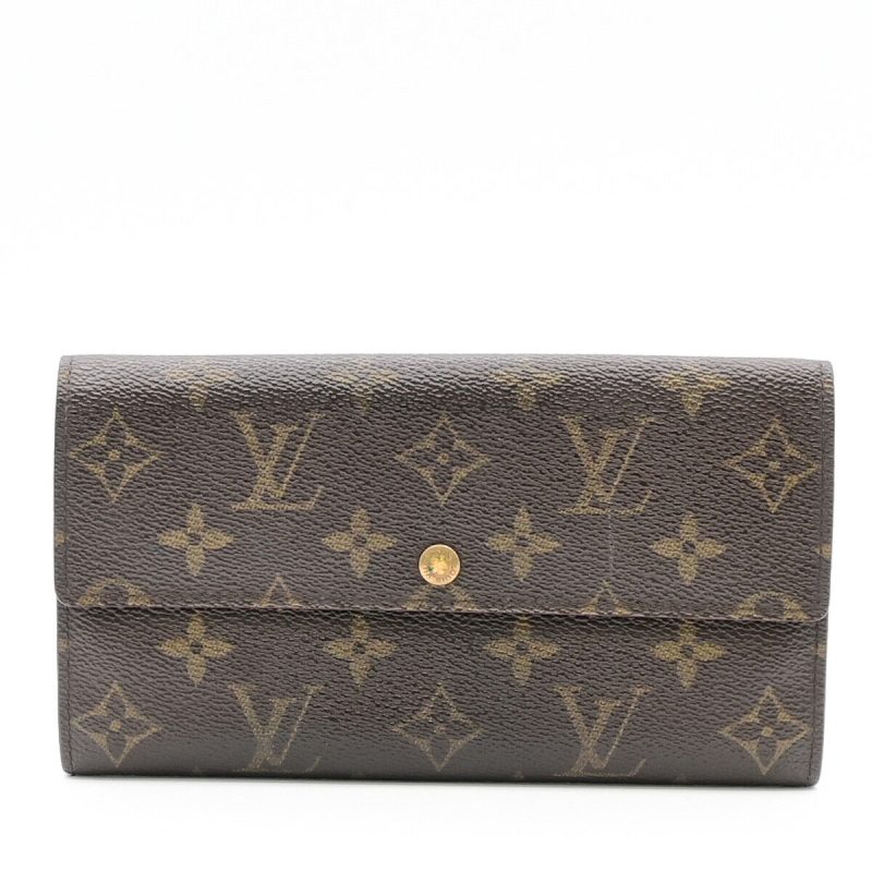 Louis Vuitton Portefeuille Sarah  Canvas Wallet - Barde