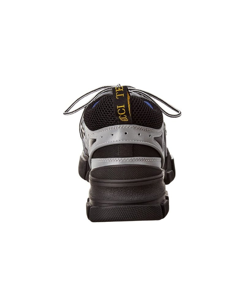 Gucci Leather & Mesh Sneaker - Barde - Image 3