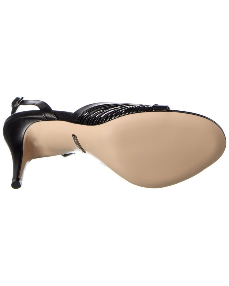 Gucci Crawford Leather Slingback Sandal - Barde - Image 4