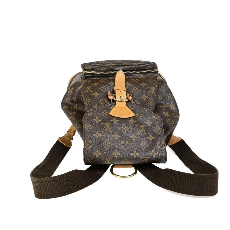 Louis Vuitton Montsouris Gm  Canvas Backpack Bag - Barde - Image 4
