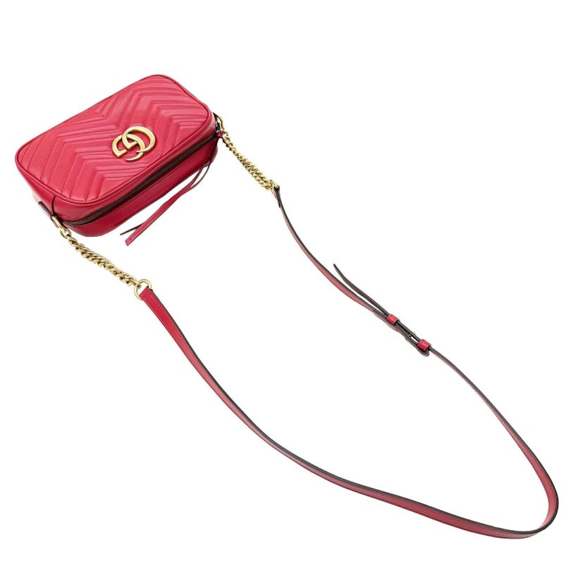 Gucci Marmont  Leather Shoulder Bag () - Barde - Image 3