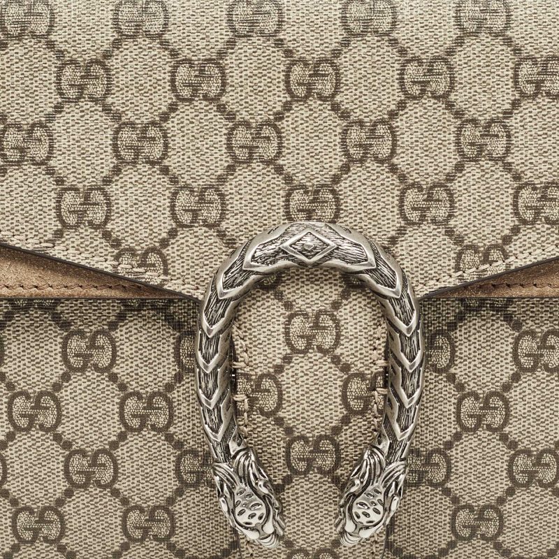 Gucci  Gg Supreme Canvas And Suede Small Dionysus Shoulder Bag - Barde - Image 4