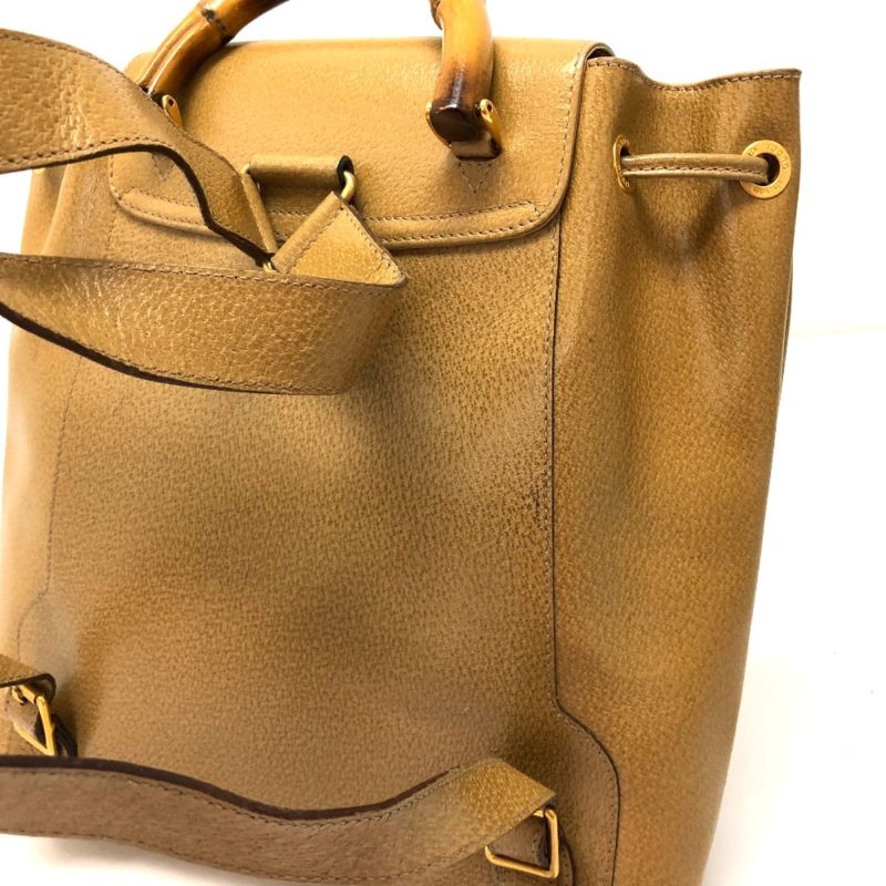 Gucci  Leather Backpack (Pre-Owned) - Barde - Image 3