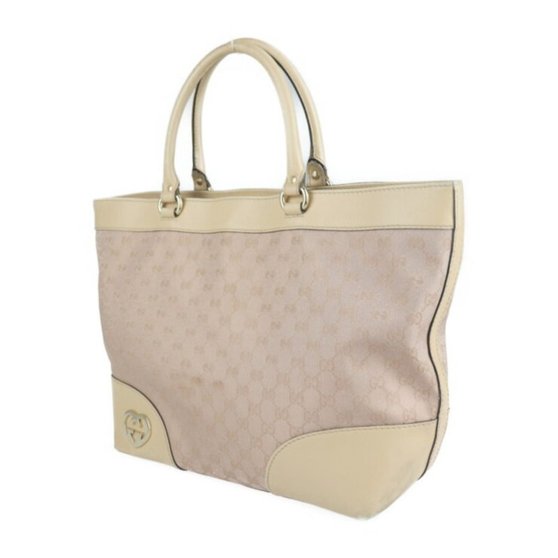 Gucci Gg Canvas  pink Gg Canvas Leather Handbag (Pre-Owned) - Barde - Image 2
