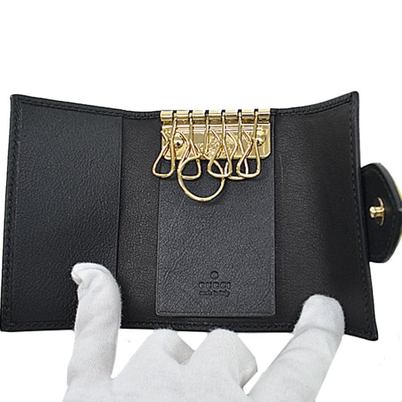 Gucci   Canvas Leather Keycase (Pre-Owned) - Barde - Image 4