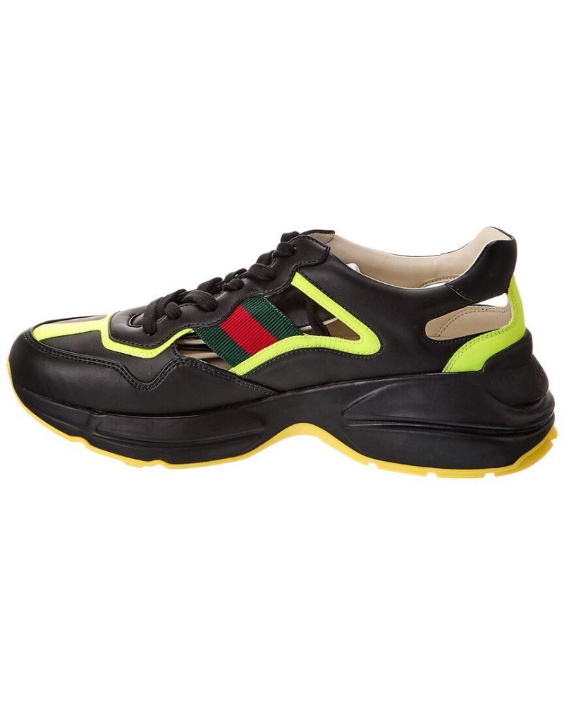 Gucci Leather Sneaker - Barde - Image 2
