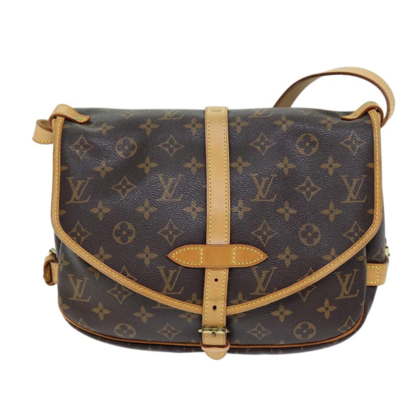 Louis Vuitton Saumur 30  Canvas Shoulder Bag - Barde