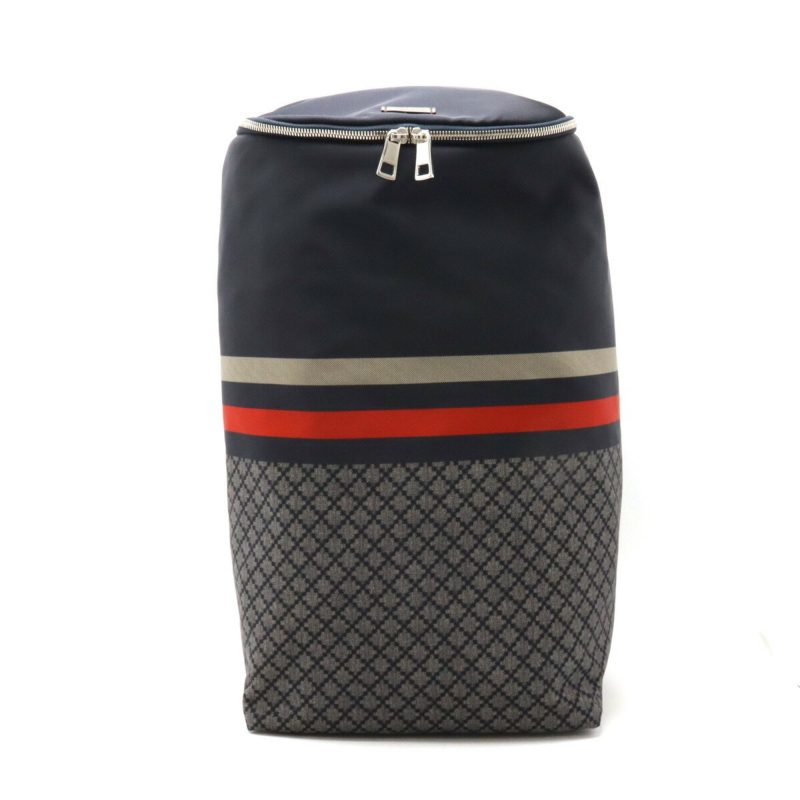 Gucci Diamante  Navy  Color Nylon Leather Backpack (Pre-Owned) - Barde