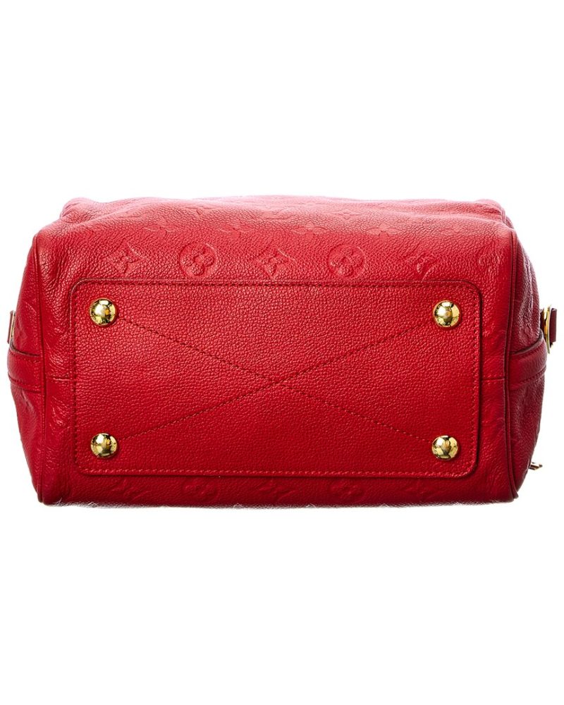 Louis Vuitton Red Monogram Mat Vernis Leather Speedy 25 Bandoulière ( - Barde - Image 3