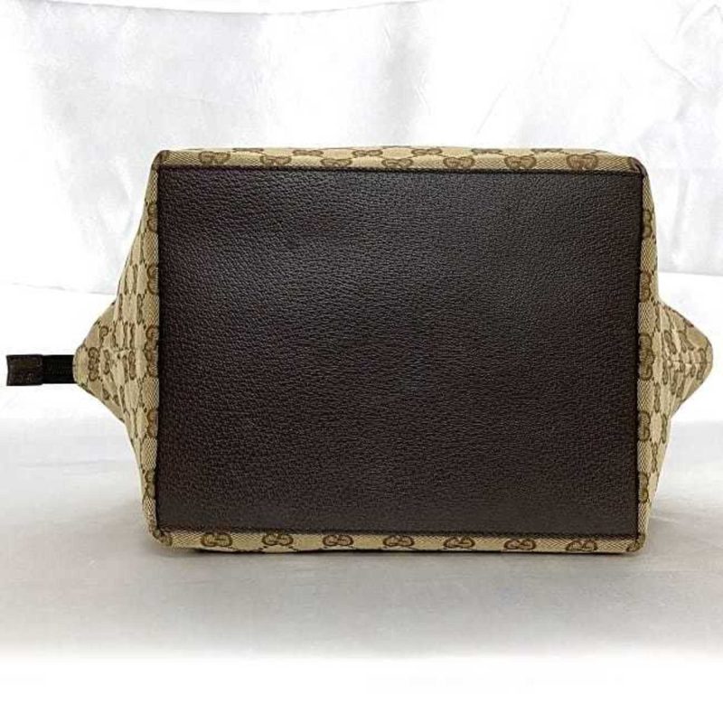 Gucci   Canvas Leather Handbag Tote Bag (Pre-Owned) - Barde - Image 5