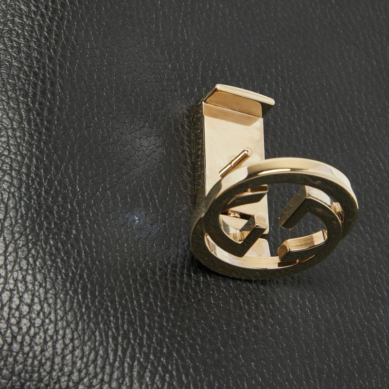 Gucci  Leather Doller Interlocking G Top Handle Bag - Barde - Image 6