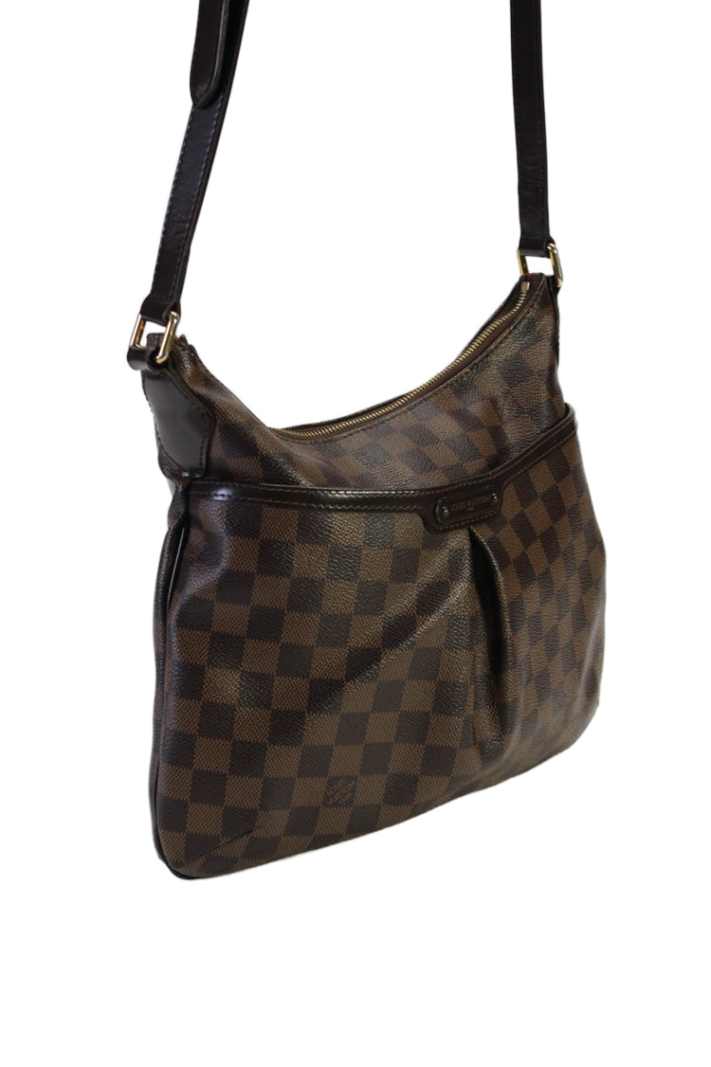 Louis Vuitton Womens Coated Canvas Damier Ebene Bloomsbury PM Handbag Brown - Barde - Image 4