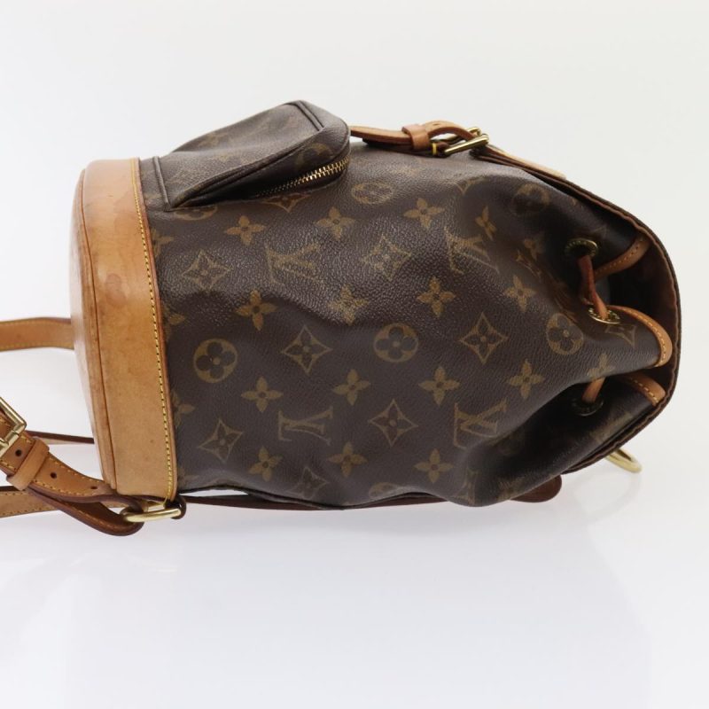 Louis Vuitton Montsouris  Canvas Backpack Bag - Barde - Image 3