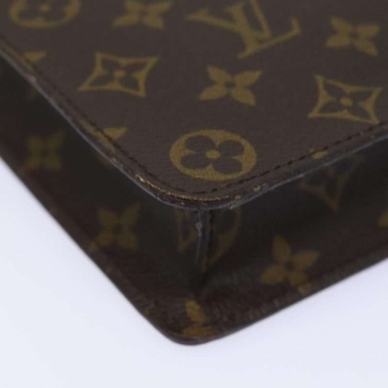 Louis Vuitton Porte Document Senateur  Canvas Briefcase Bag - Barde - Image 5