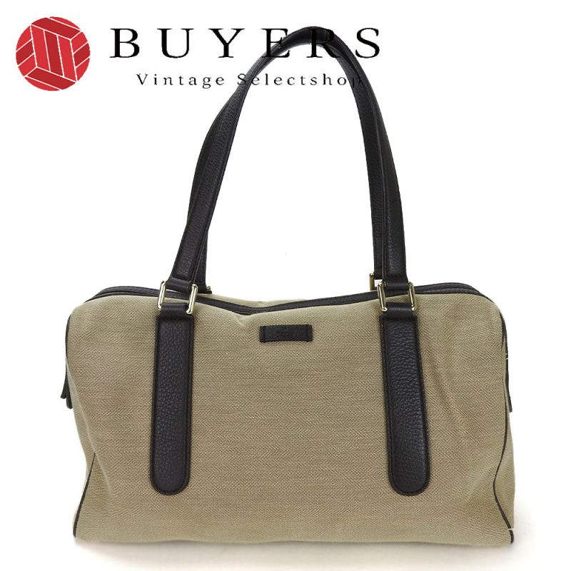 Gucci Canvas Leather Boston Bag 257288 - Barde - Image 10