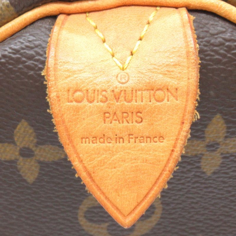Louis Vuitton Speedy 35 Handbag Monogram Brown - Barde - Image 6