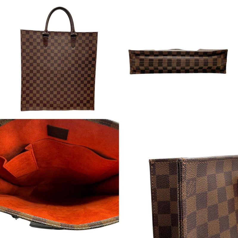 Louis Vuitton Sac Plat  Canvas Handbag - Barde - Image 3