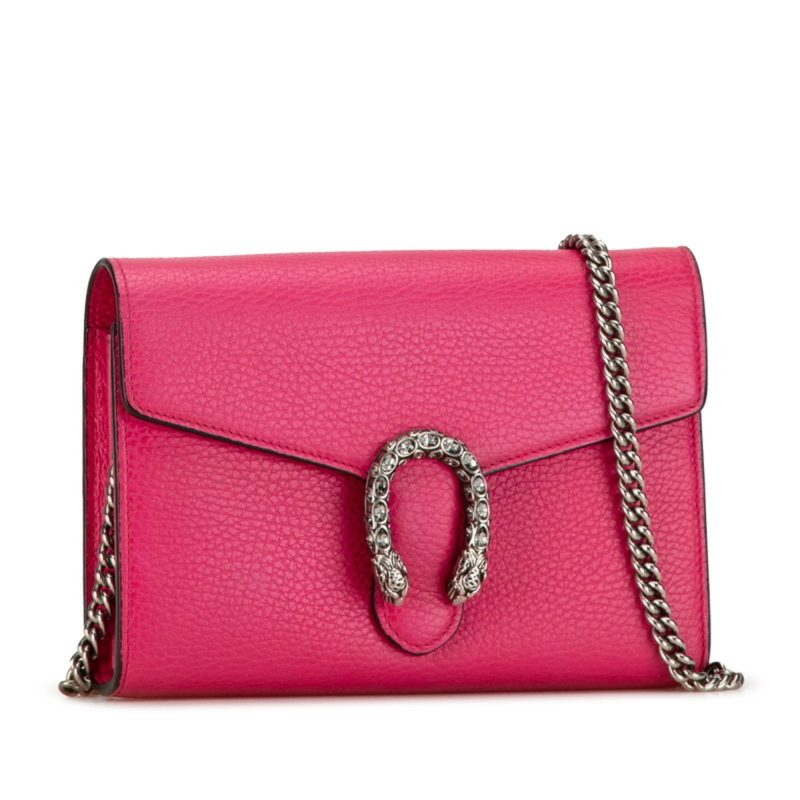 Gucci  Leather Chain/Shoulder Wallet (Pre-Owned) - Barde - Image 2