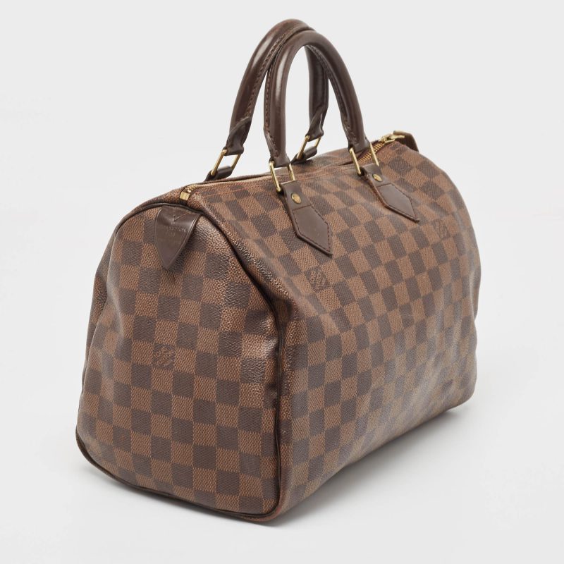 Louis Vuitton Damier Ebene Canvas Speedy 30 Bag - Barde - Image 2