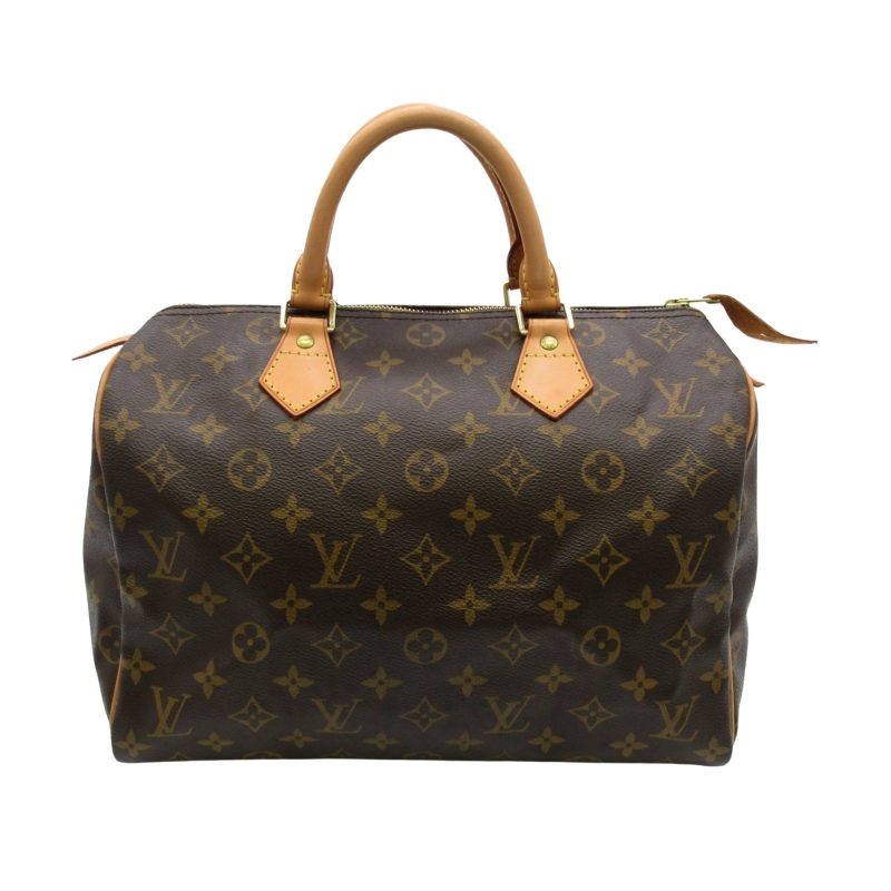 Louis Vuitton Speedy 30  Canvas Handbag - Barde