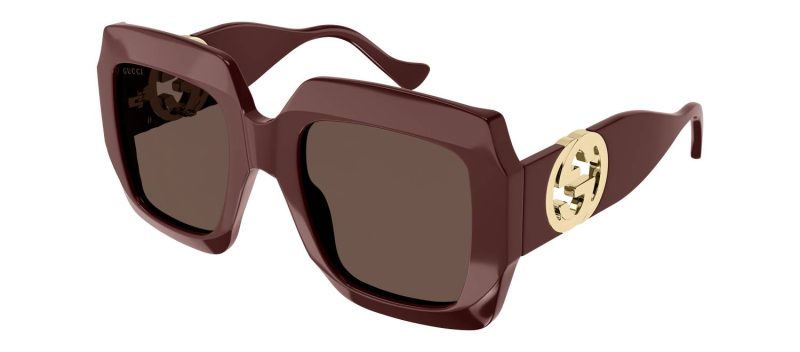 Gucci GG1022S W 002 Oversized Square Sunglasses - Barde